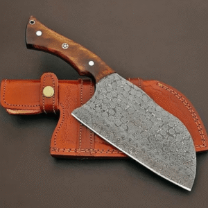 Hand Forged Damascus Steel Chef Cleaver Knife, Kitchen Knives | Chef Knives, Handmade Luxury Damascus Knife Gift for him, Gift for her